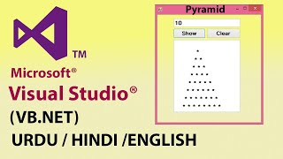 How To Create Stars Pyramid Shape In Visual Basic Do Until Loop