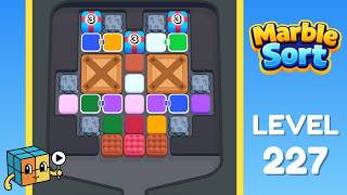 Marble Sort Level 227 (Hard) Walkthrough Solution