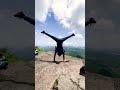 handstand by tigerwong raj at kohoj fort height 2000 ft in palghar maharashtra