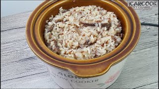 Brown Rice Risotto and Mushrooms (蘑菇炖糙米烩饭)