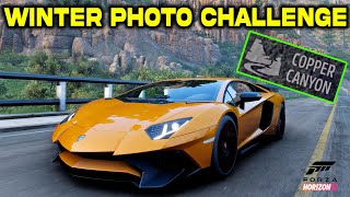 Copper Canyon Location in Forza Horizon 5 | Photo Challenge Winter Season | Hypercar