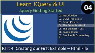 JQuery Basics | Part 4 - The Html File | JQuery Tutorials #04