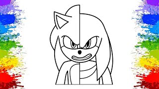 🌟 Sonic & Sonic X Coloring Page 🌟