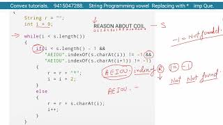 String programming how to replace vowels