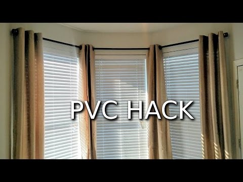 How to make PVC curtain rods How to make PVC curtain rods