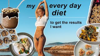 MY EVERY DAY DIET To Get Results (Losing Weight + Building Muscle)