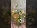 aaff 巴黎風格花藝 niveau i 初級檢定課程 『試管花藝』test tube flower arrangement 學員上課記錄 class documentary part 2