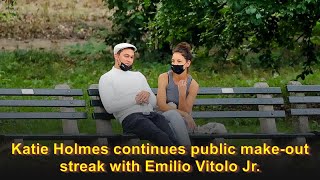 Katie Holmes continues public make-out streak with Emilio Vitolo Jr.