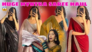 *Must-Have* Sarees for Every Occasion ✨ | Myntra Haul 2024 | Budget-Friendly Picks 💫