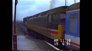 MAINLINE CLASS 47.47624 Departing from Chesterfield Station 15 6 91.Neil Hayton railway memories