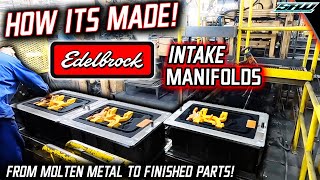 Edelbrock Aluminum Foundry and Machining Full Tour & Behind the Scenes! (Pouring Molten Metal!)