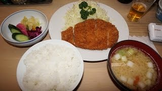 「江戸の老舗を斬る」⑩　創業昭和５年　御徒町「井泉本店」の「特ロースかつ」Delicious sirloin pork cutlet of Isen Honten.