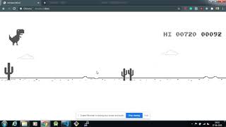 Google Chrome Dino Game || Automated using Python