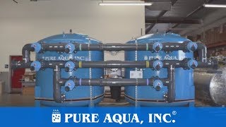 Twin Alternating Industrial Multi Media Filters USA 2 x 385 GPM | www.pureaqua.com