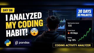 Ep.6 of 30-days-30-projects || Coding Activity Analyzer #python #pythonprojects