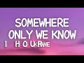 [1 HOUR 🕐 ] Keane - Somewhere Only We Know (Lyrics)