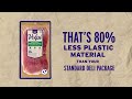 Volpi Eco-Pack 80% Less Plastic