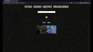 React app: Star Wars GIPHY character searcher
