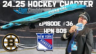 Fly the Mad Dog X Hockey Charter | HPN-BOS Episode 36