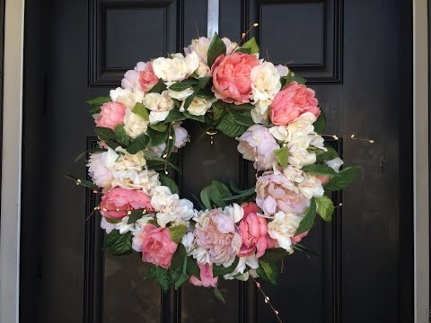 How To Make A Silk Flower Wreath How To Make A Silk Flower Wreath