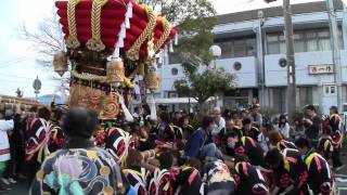 平成22年 南あわじ市福良八幡神社春祭り本宮8 十軒家担ぎ3