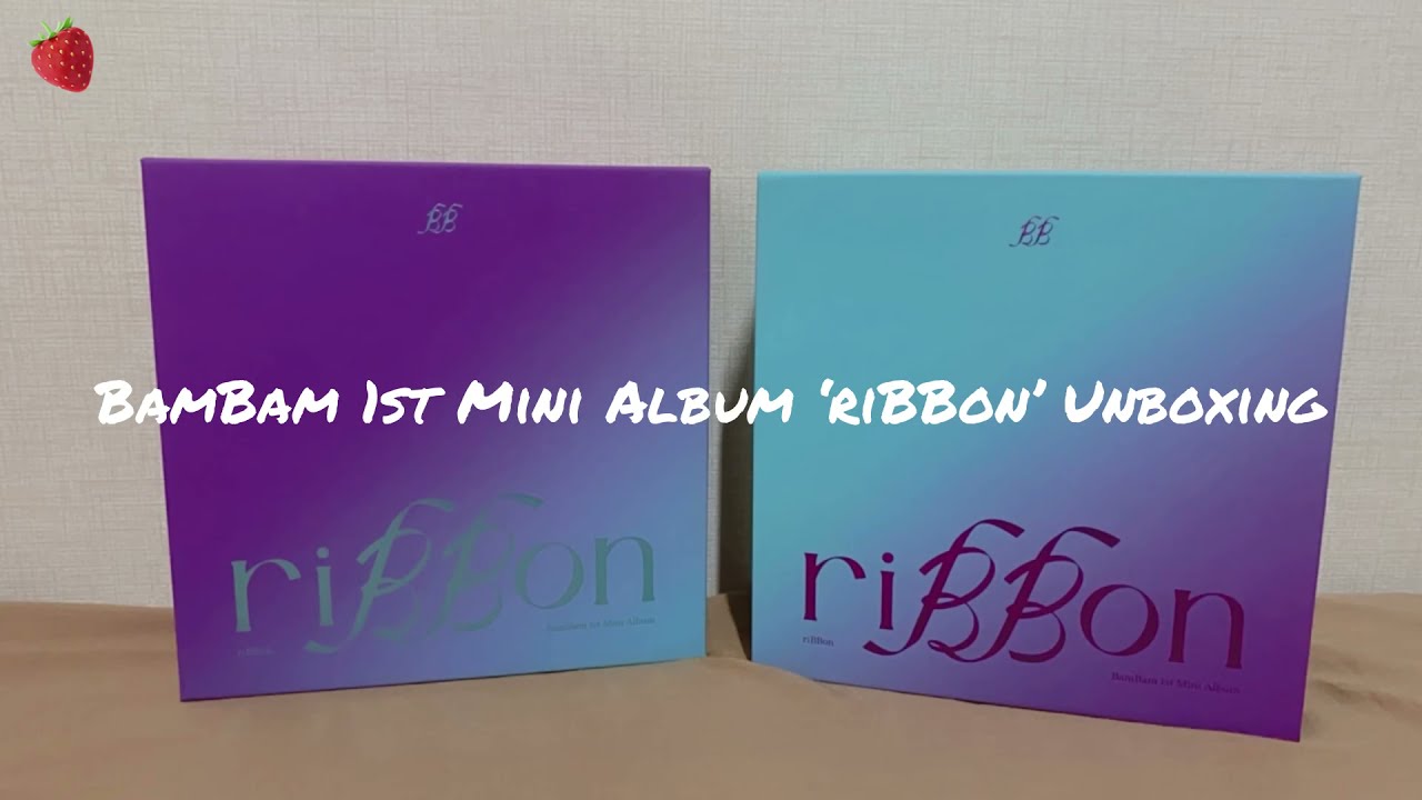 BAMBAM 1st Mini Album ‘riBBon’ UNBOXING - YouTube