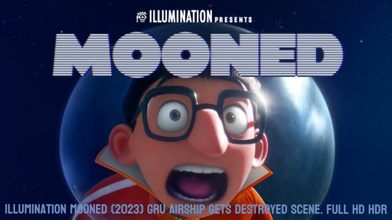 Illumination Mooned 2023 Gru Airship Gets Destroyed Scene Full Hd
