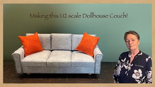 Building this 1:12 scale dollhouse Couch!