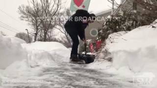02-12-2017 Chicopee, Massachusetts - Snowstorm