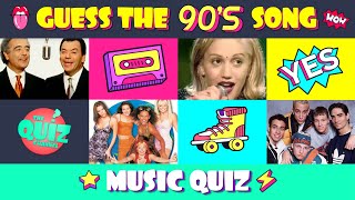 90s Guess the Song Music Quiz (Part 1)
