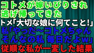 【スカッとする話】嫁いだコトメが嫁いびりで逃げ帰ってきた→トメ「大切な娘に何てことを！」私「やっだ～コトメちゃん、私そんなの毎日だよ」思わず私が大爆笑した結果【修羅場】