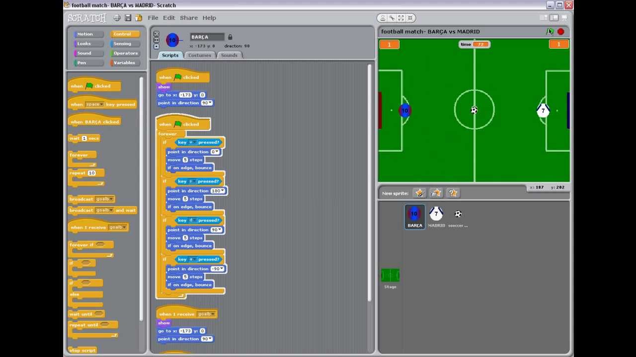 Scratch Soccer Game
