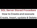 sql server stored procedure tutorial insert update delete query exec