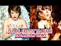 GLOBAL FASTEST SONGS TO REACH 200 MILLION VIEWS ALL OF TIME [top 30]