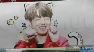 BTS Jungkook  ♡柾國 韓站 手幅開箱x2