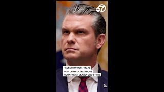 Hegseth under fire as 'war crime' allegations mount