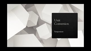 LabView Temperature Conversion