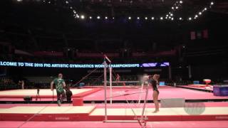 RAJCIC Aleksandra (SRB) - 2015 Artistic Worlds - Qualifications Uneven Bars