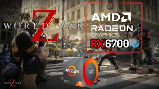 World War Z Aftermath AMD Radeon RX 6700 | Ryzen 5 3600