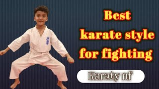 Best karate style fighting | kyokushin style | kyokushin style fighting