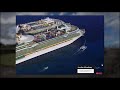 4k symphony of the seas world s largest cruise ship sounding loudest horn port of san juan