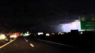 VIDEO: Lightning lights up NM night sky