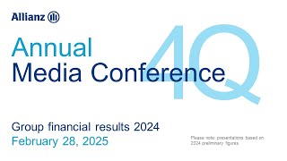 Allianz Financial Results 2024: Annual Media Conference Call