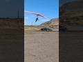 Soft hang glider landing at Point of the Mountain, Utah 💙 #hanggliding