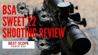 BSA Sweet 22 M\u0026P 15/22 Shooting Review ► Best Rifle Scope Under $50