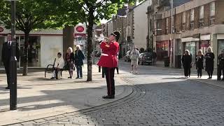 Bridgend Memorial VE Day 80 speech and bugle play May 8th 2025 video 2