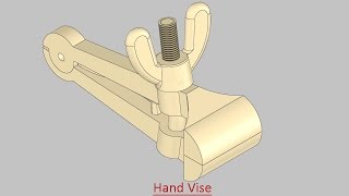 Hand Vise (Video Tutorial) SolidWorks