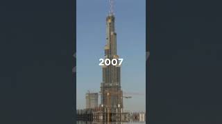 Burj Khalifa Evolution. #shorts