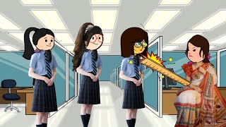 🏫டீச்சரிடம் தீப்பியை வசமாக மாட்டி விட்ட நண்பிகள்😳 #animation