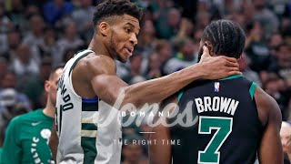 What separates Giannis from Tatum & Brown? You can LEAN on Giannis – Bo | #TheRightTime